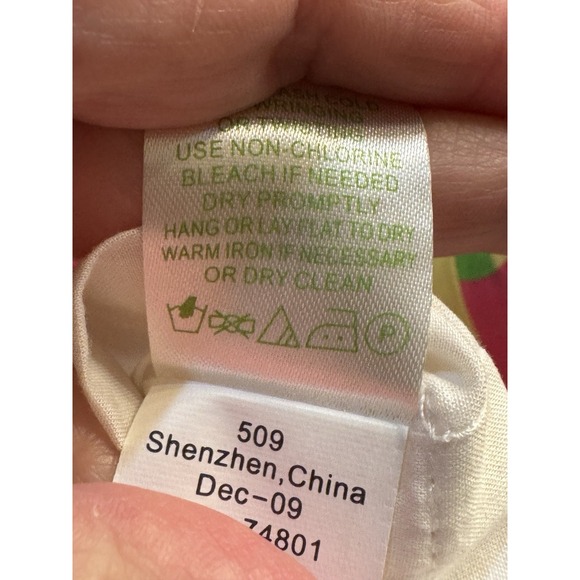 LILLY PULITZER‎ BETSEY DRESS CLASSIC WHITE FALLING FOR YOU FLORAL 12 Strapless - Picture 6 of 9